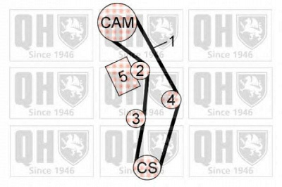 QUINTON HAZELL qbk583 -  Комплект ремня ГРМ